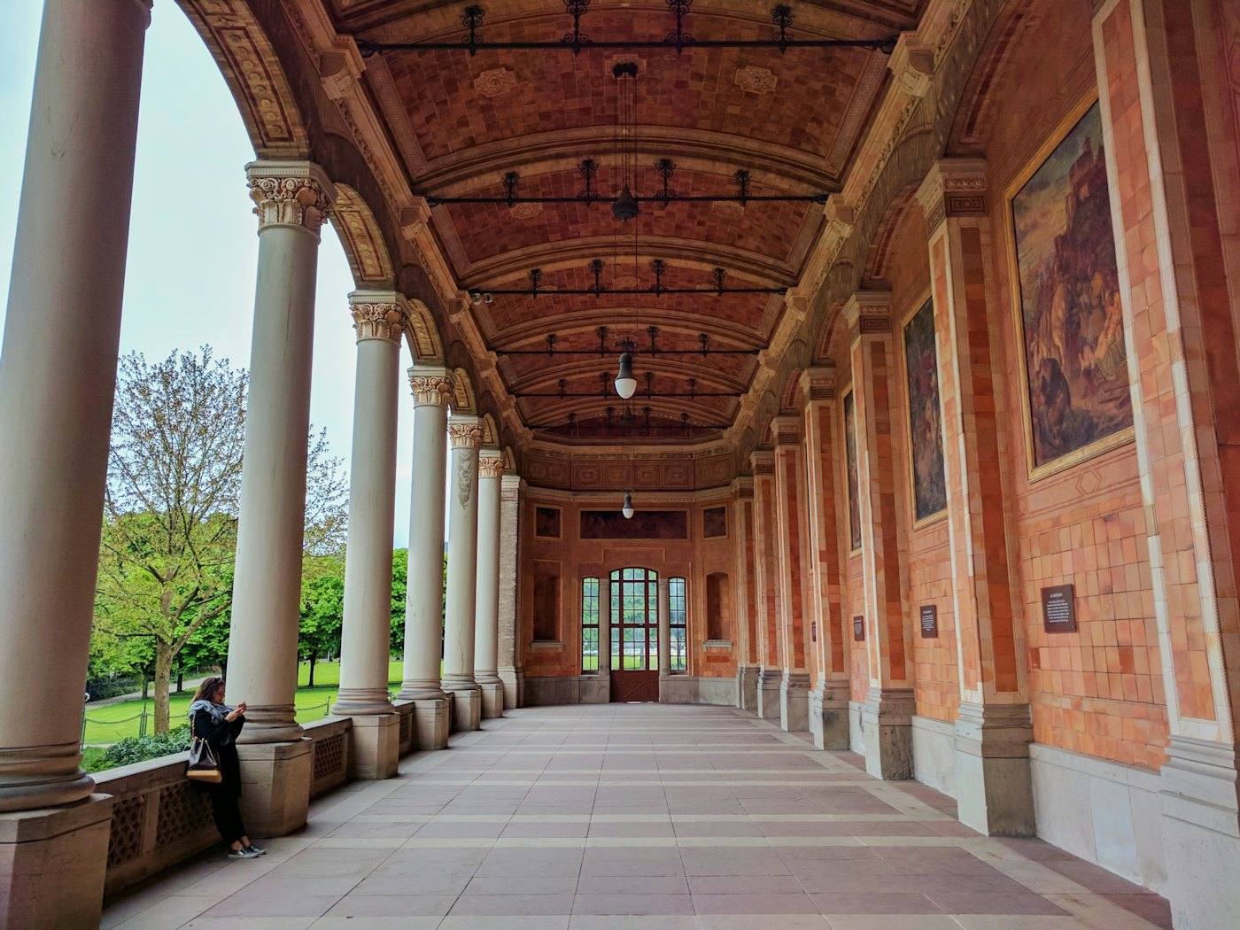 Trinkhalle colonnade next to the Kurhaus, Baden-Baden