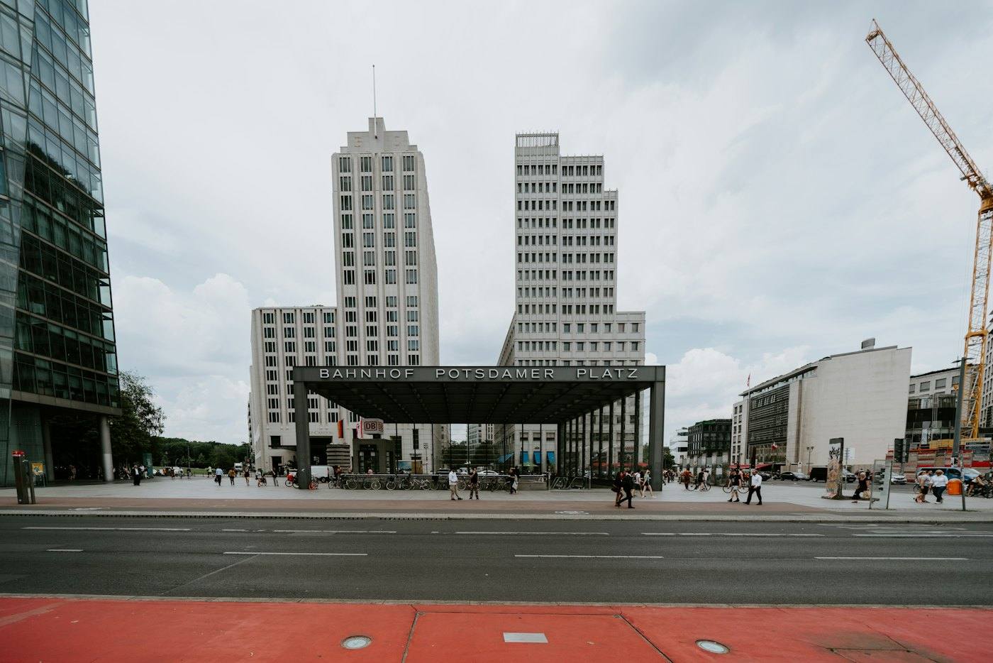 Potsdamer Platz, Berlin — the casino is a few steps away